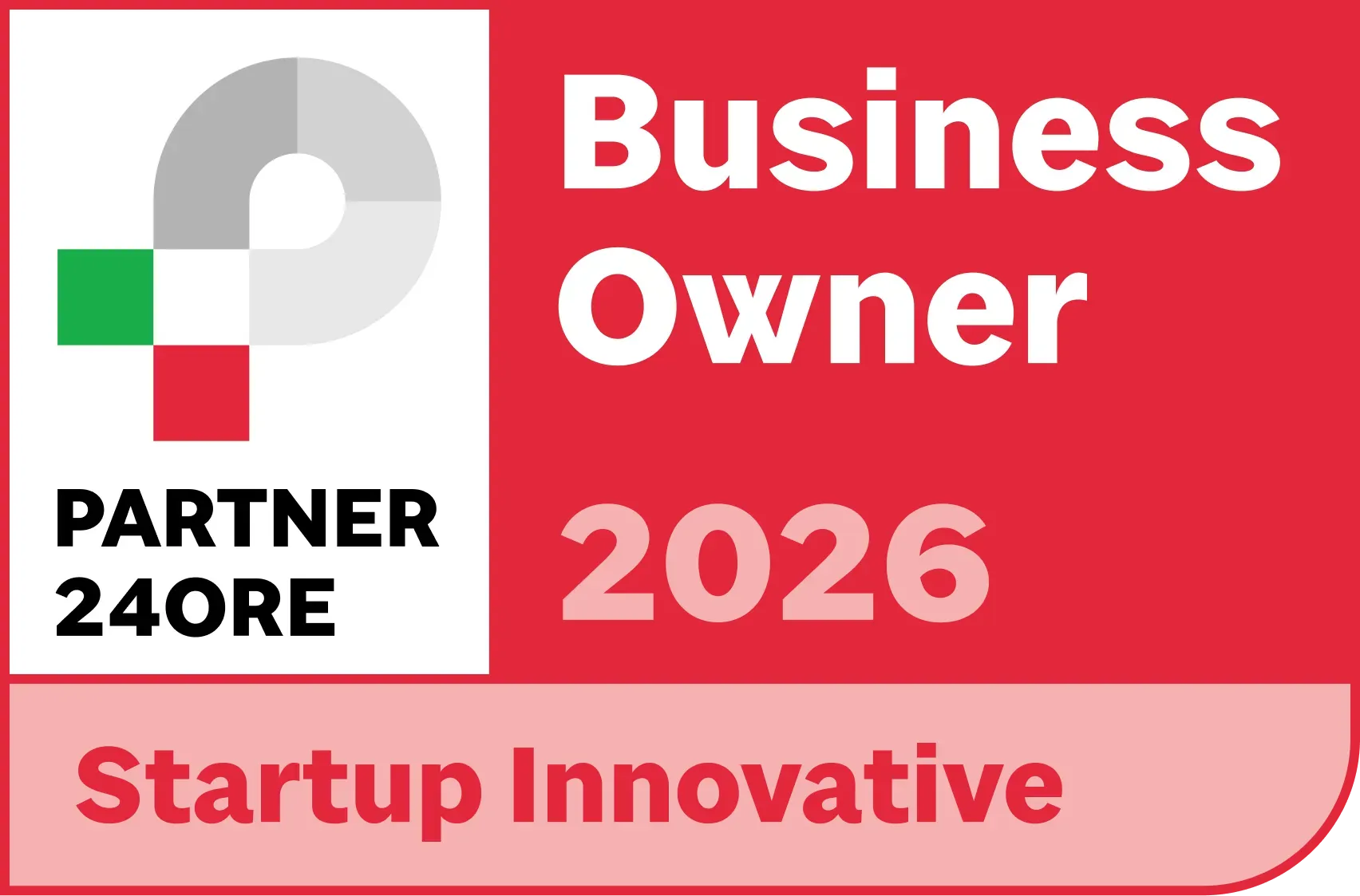 Partner 24 ORE: Business Owner 2026, Startup Innovative